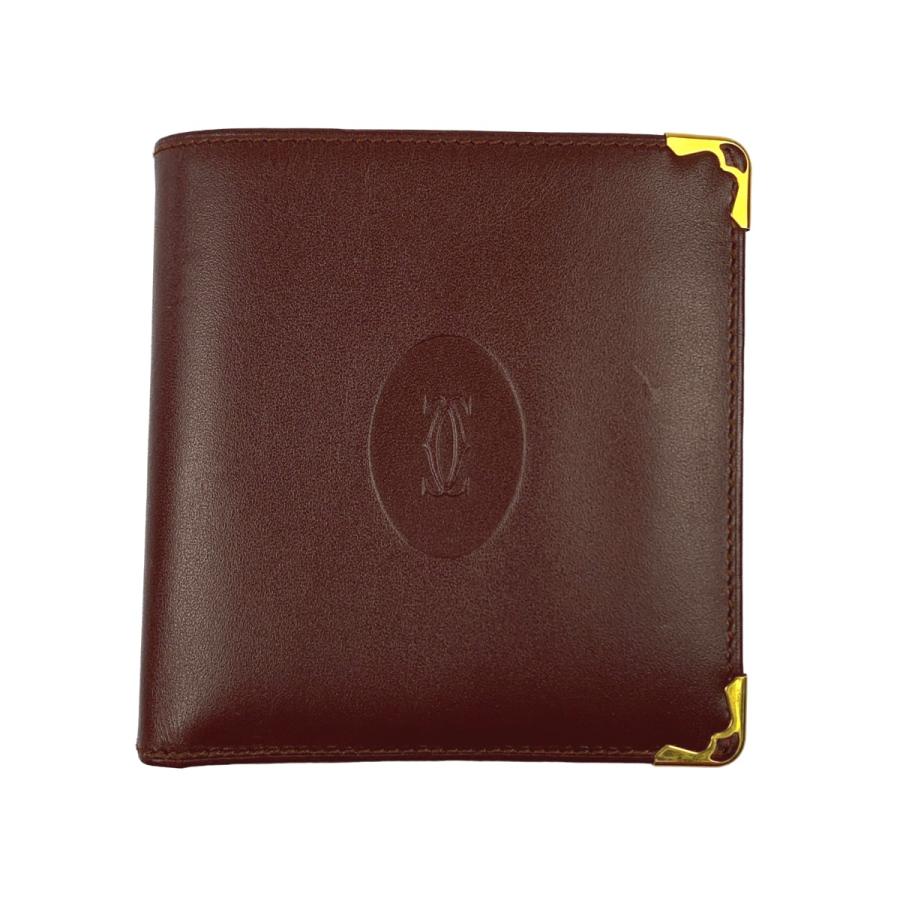 Cartier（カルティエ） ▽▽ マストライン 二つ折り財布 ミニ財布