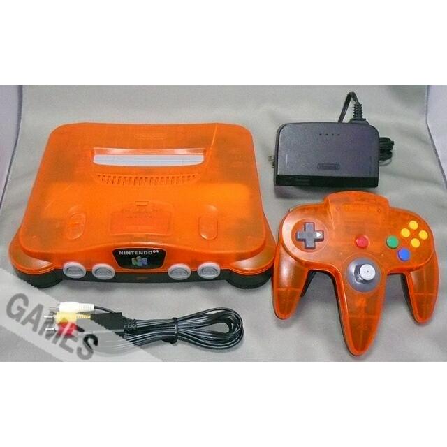 中古】 N64/ニンテンドー64/ニンテンドウ64 任天堂64本体（クリア