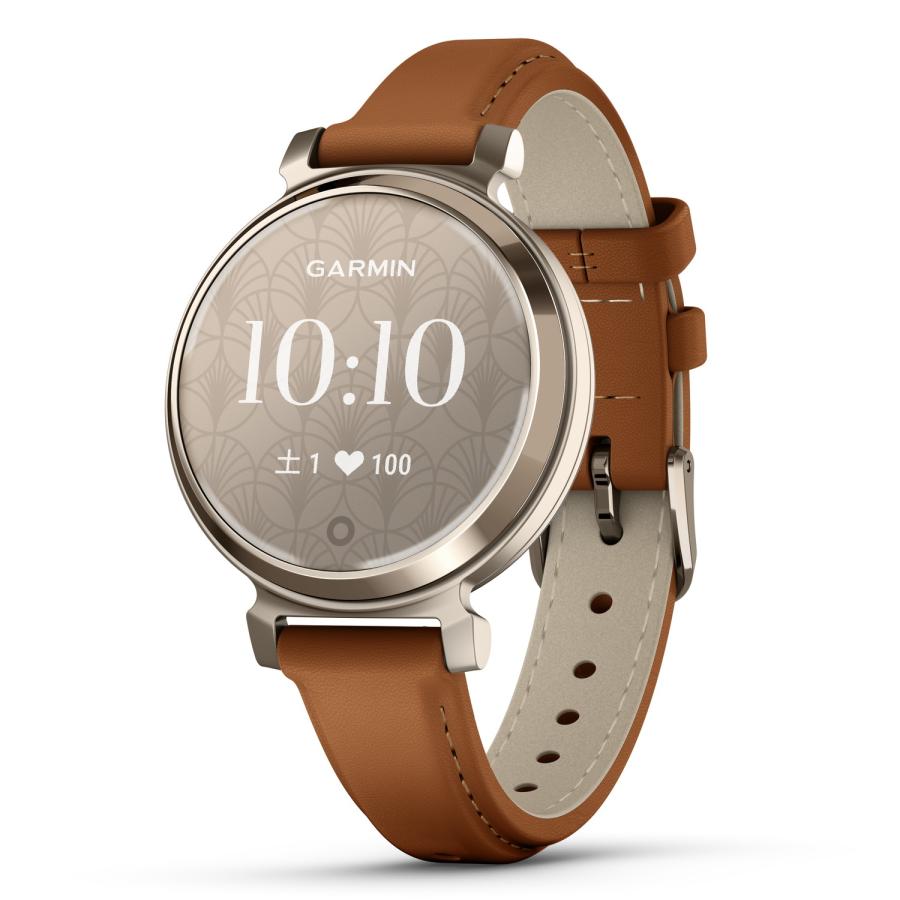 GARMIN（ガーミン） Lily 2 Classic Tan Leather / Cream Gold [Suica