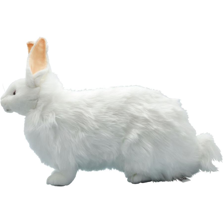 HANSA BH4673 ユキウサギ ゆきうさぎ 雪兎 ぬいぐるみ リアル : Dear