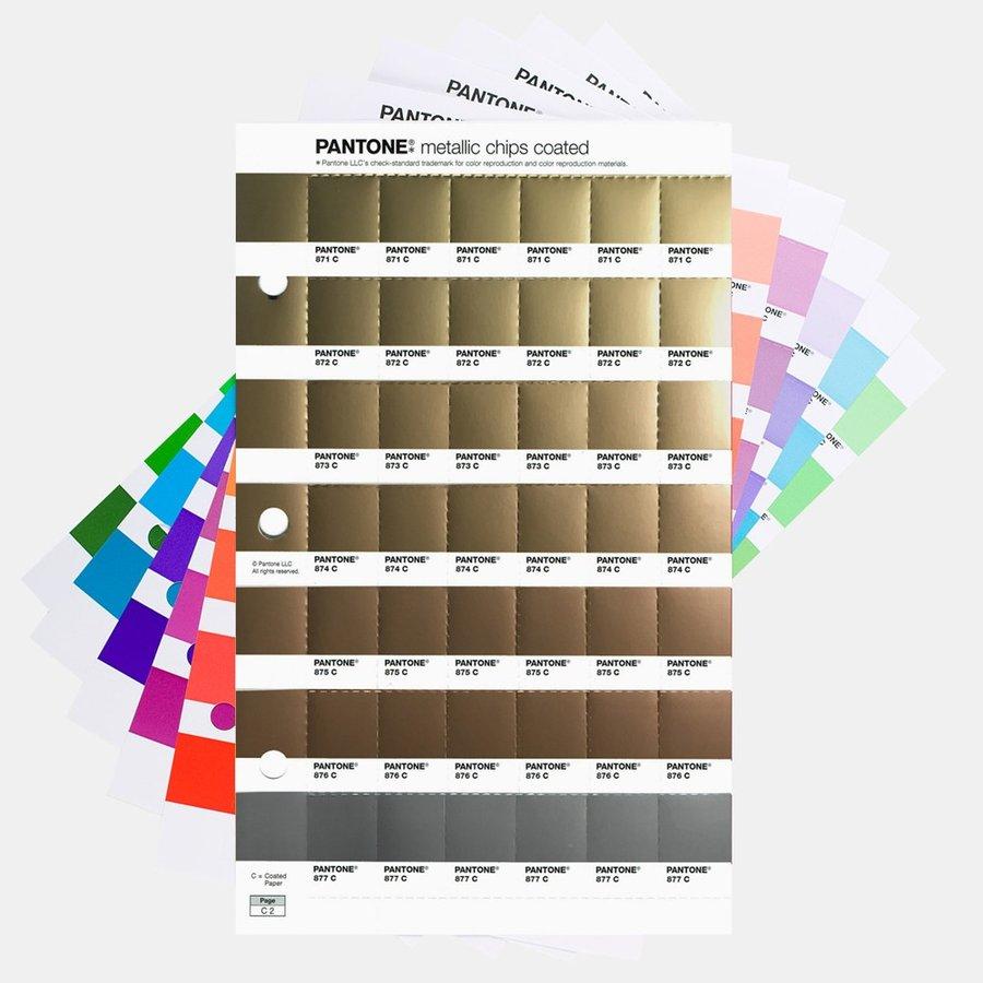 PANTONE（パントン） メタリックチップス 差替シート コート紙 ページ