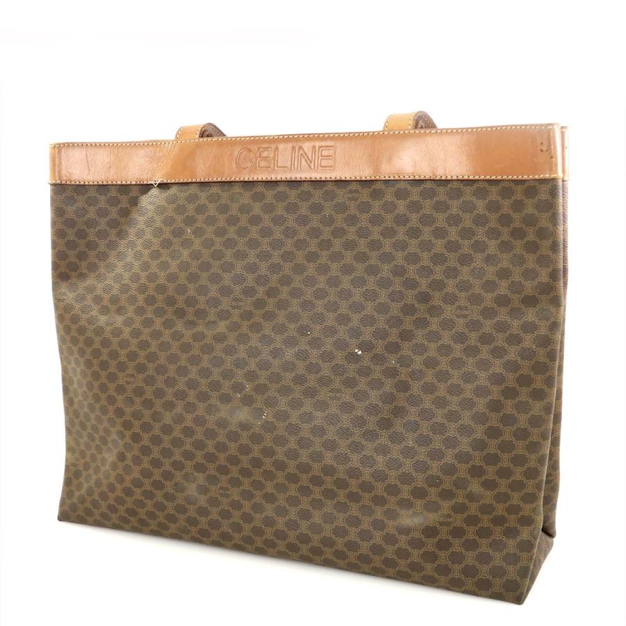 セリーヌ CELINE マカダム柄 モノグラム キャンバスレザー トート