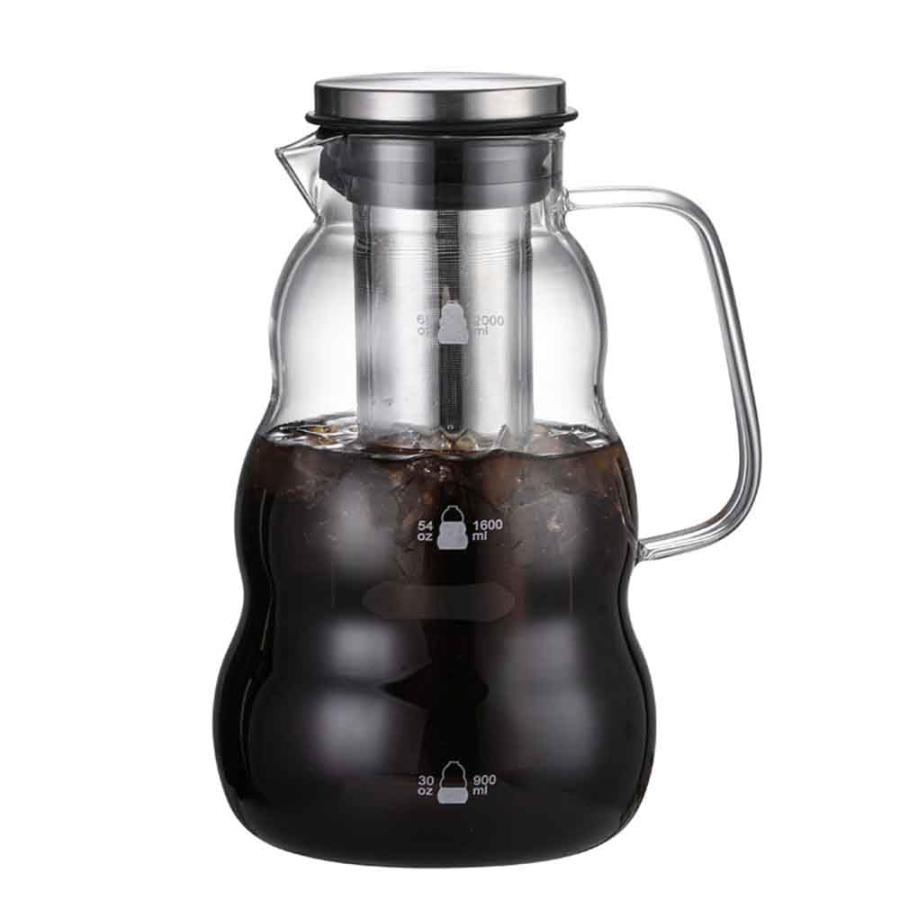 コーヒーメーカー 水出しコーヒー 器具 ボトル ガラス アクリル冷水筒