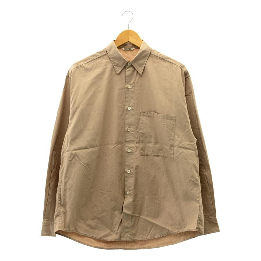 AURALEE（オーラリー） WASHED FINX TWILL BIG SHIRT フィンクス