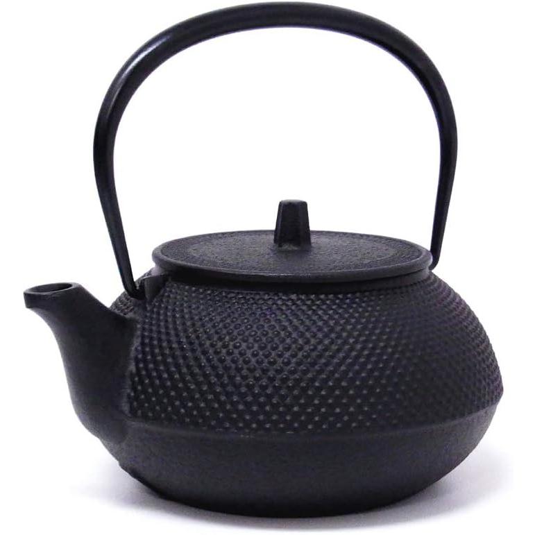 岩鋳（IWACHU） 南部鉄器 急須兼用鉄瓶 茶こし付き 5型 新アラレ 10022