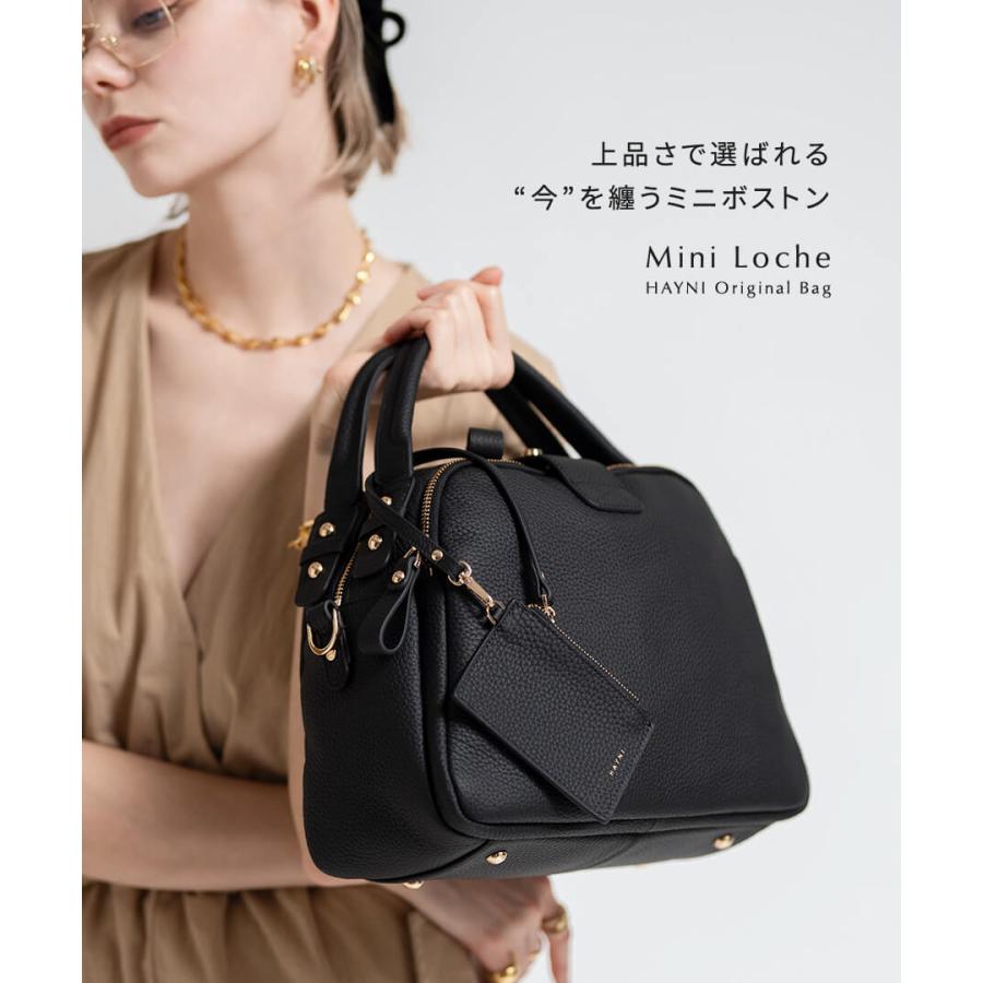 HAYNI（ヘイニ） 本革 ショルダーバッグ ボストンバッグ 2way