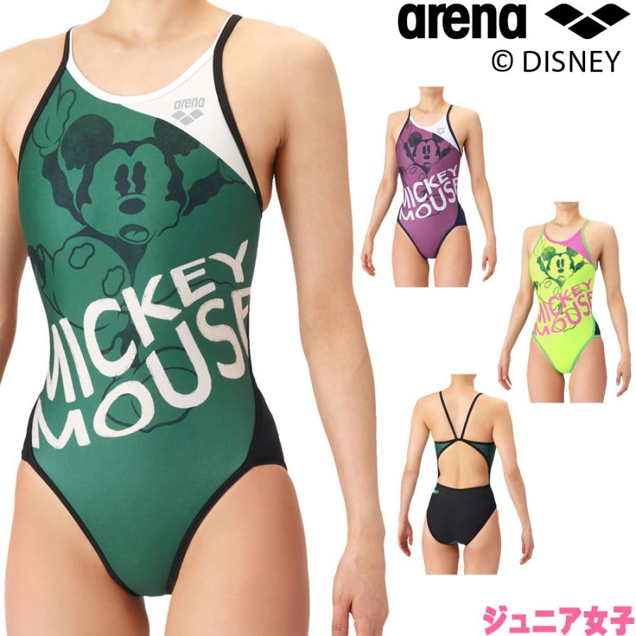アリーナ（arena） 競泳水着 練習用水着 ジュニア女子 ディズニー