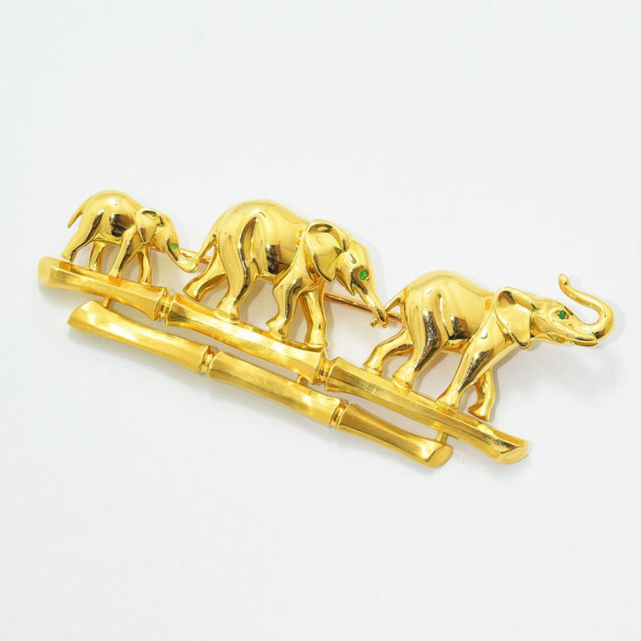 Cartier（カルティエ） ブローチ キャンディ 象 ゾウ エレファント