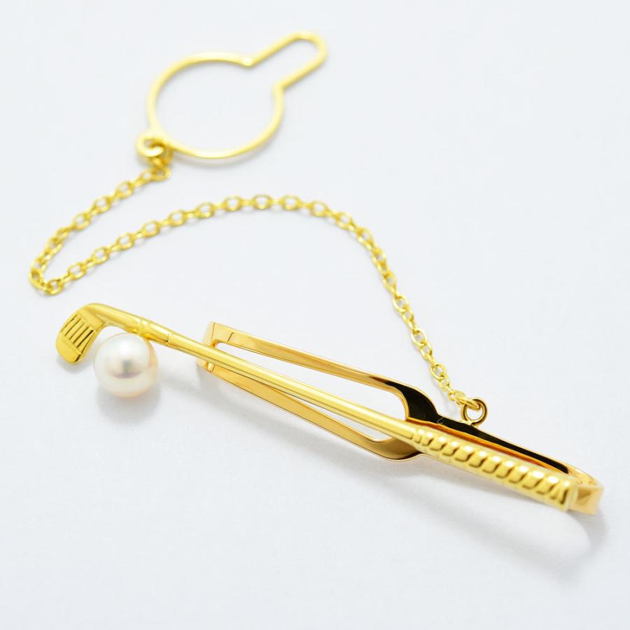 MIKIMOTO（ミキモト） タイピン ネクタイピン タイクリップ アイアン