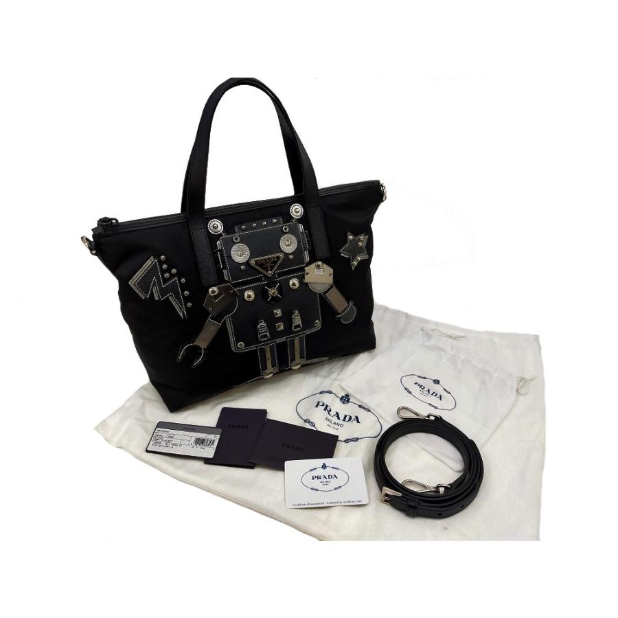 PRADA（プラダ） 【未使用品】 【プラダ】 1BG061 ロボットモチーフ