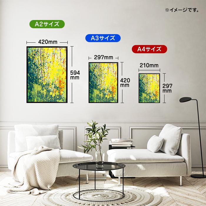 A2/A3/A4ポスター （葛飾北斎) 富嶽三十六景 凱風快晴 赤富士 マット