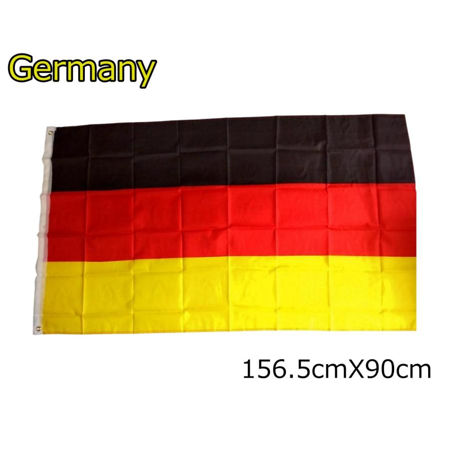 ドイツ国旗 大型フラッグ 旗 4号サイズ 150cmX90cm Germany ドイツ連邦