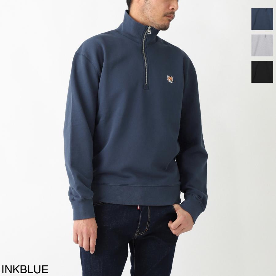 MAISON KITSUNE（メゾン キツネ） ハーフジップ スウェット FOX HEAD