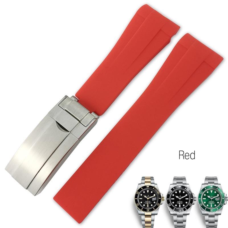互換品】ロレックス ROLEX 互換 腕時計 ラバーベルト バックル付き