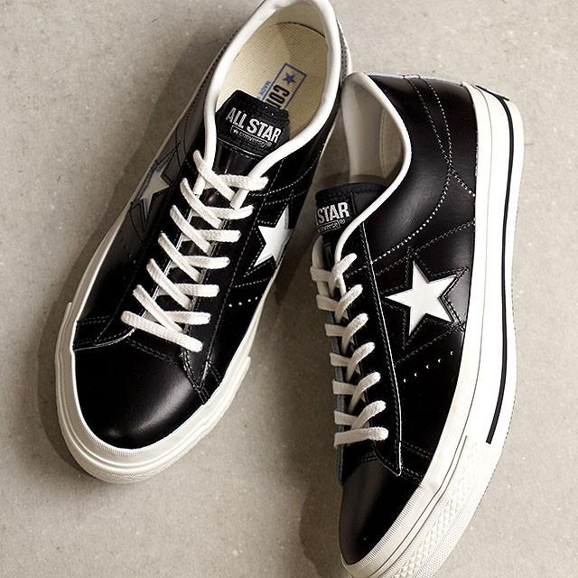CONVERSE（コンバース） ONE STAR J ワンスター J ブラック/ホワイト