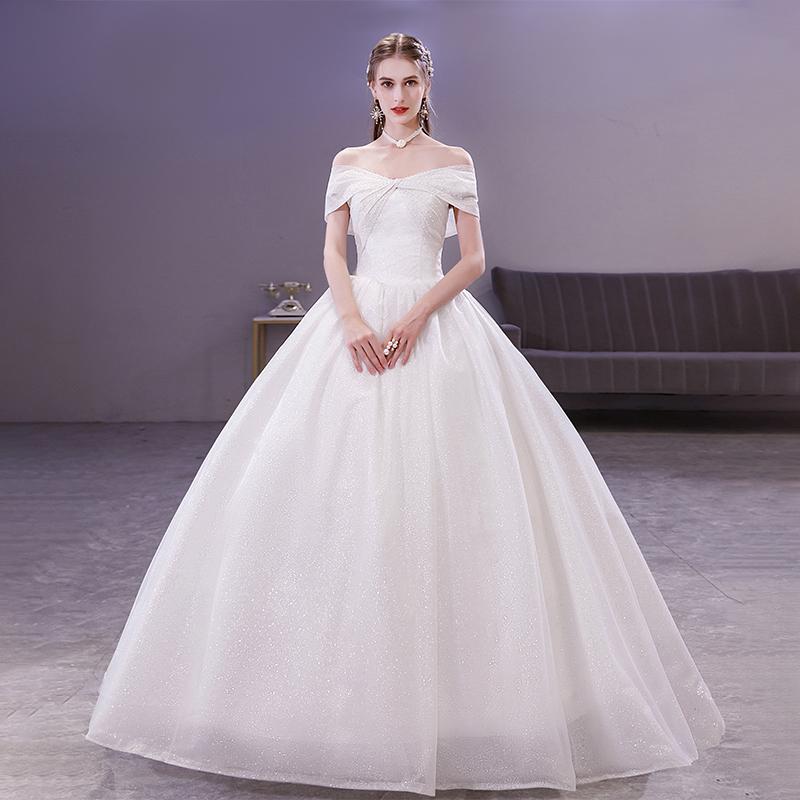 ウェディングドレス オフショルダー 二次会 結婚式 披露宴 ブライダル
