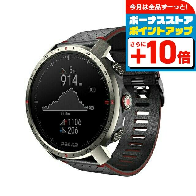 ポラール（POLAR） GRIT X PRO TITAN M L スマートウォッチ メンズ
