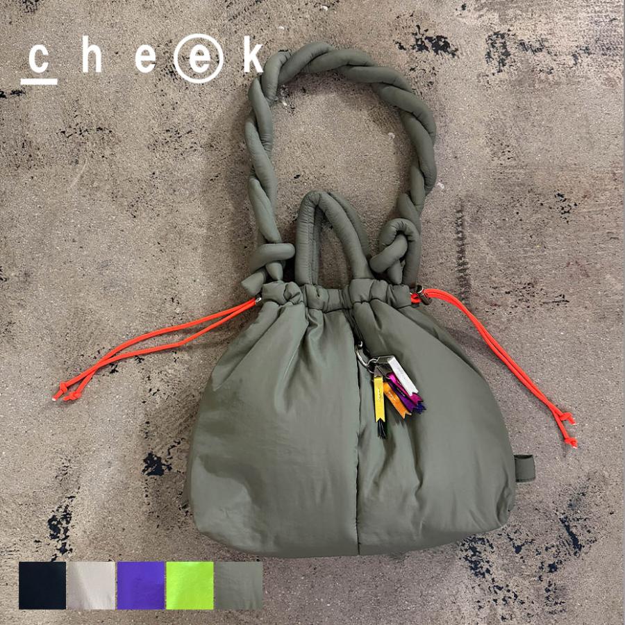 cheek バッグ 巾着バッグ ショルダー 2way レディース 巾着ショルダー