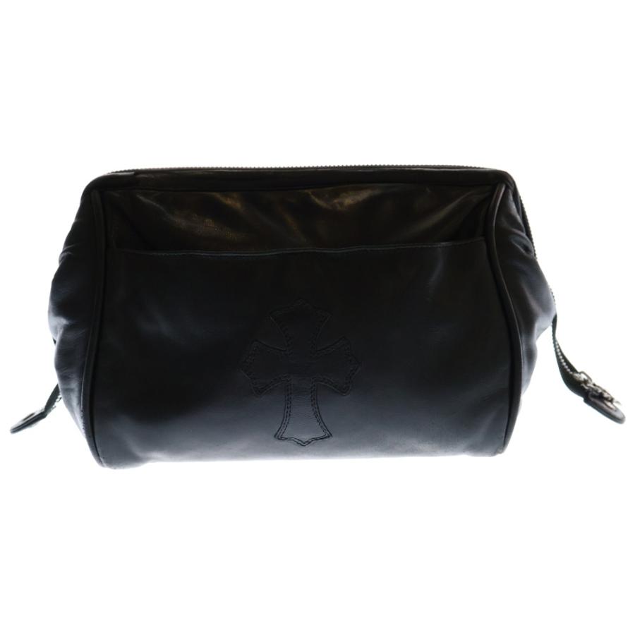 CHROME HEARTS（クロムハーツ） COSMETIC POUCH クロスパッチ付き