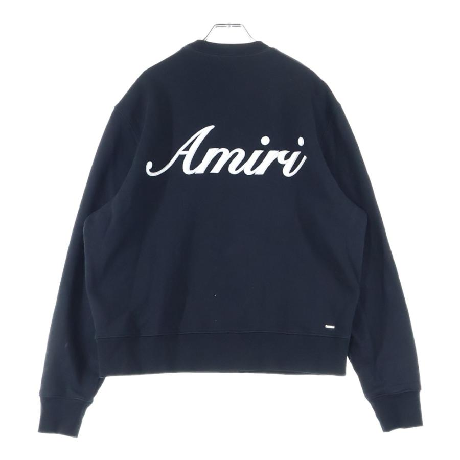 AMIRI（アミリ） ロゴ刺〓 クルーネック スウェットトレーナー