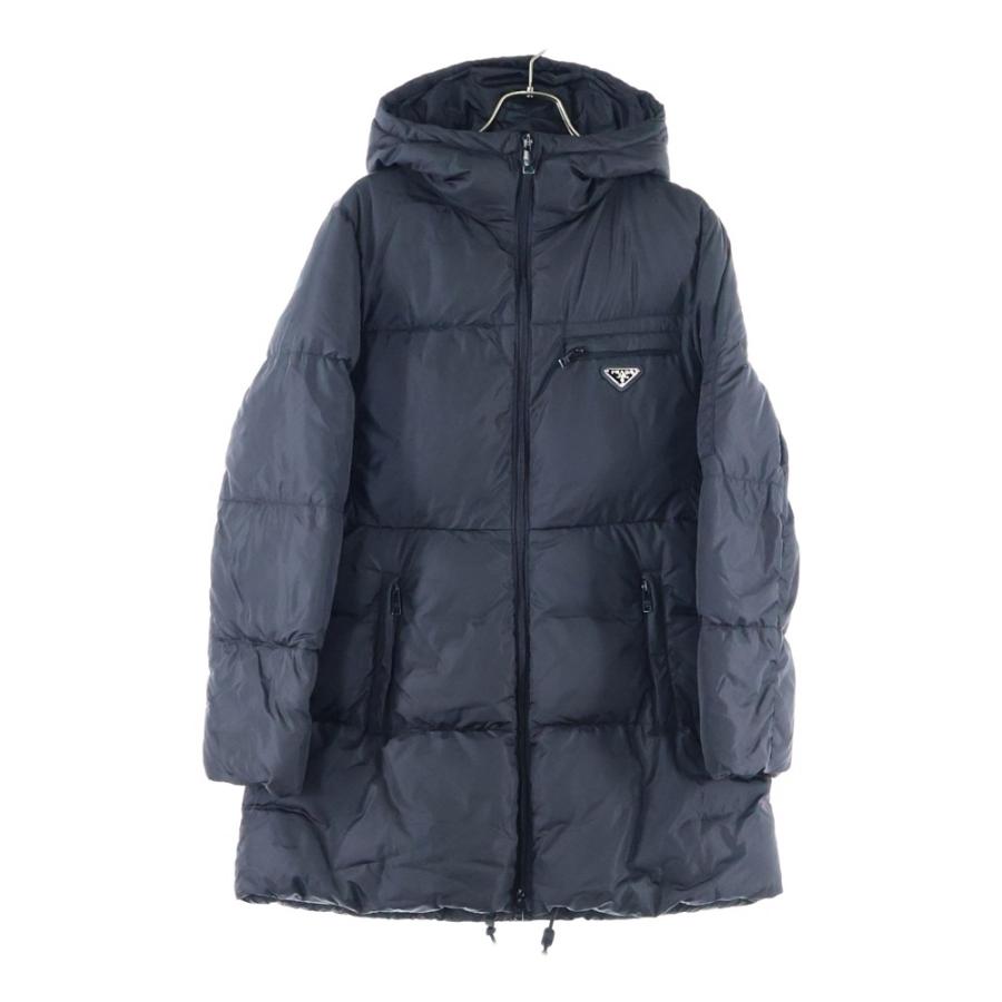 PRADA（プラダ） 22AW トライアングルロゴプレート フーデッド ジップ