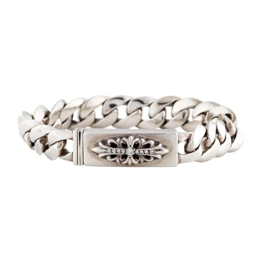 CHROME HEARTS（クロムハーツ） CLASSIC LINK DIAMOND FLORAL CROSS
