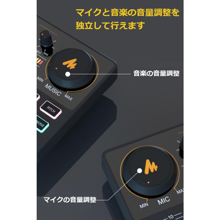 Maono ポッドキャスター 日本語説明書有 配信用ミキサー オーディオ