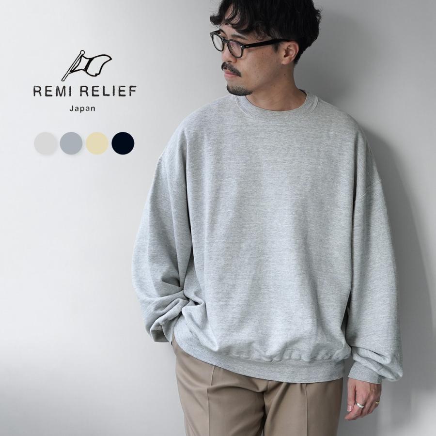 REMI RELIEF（レミ レリーフ） SP加工3飛び裏毛クルー / メンズ メンズ