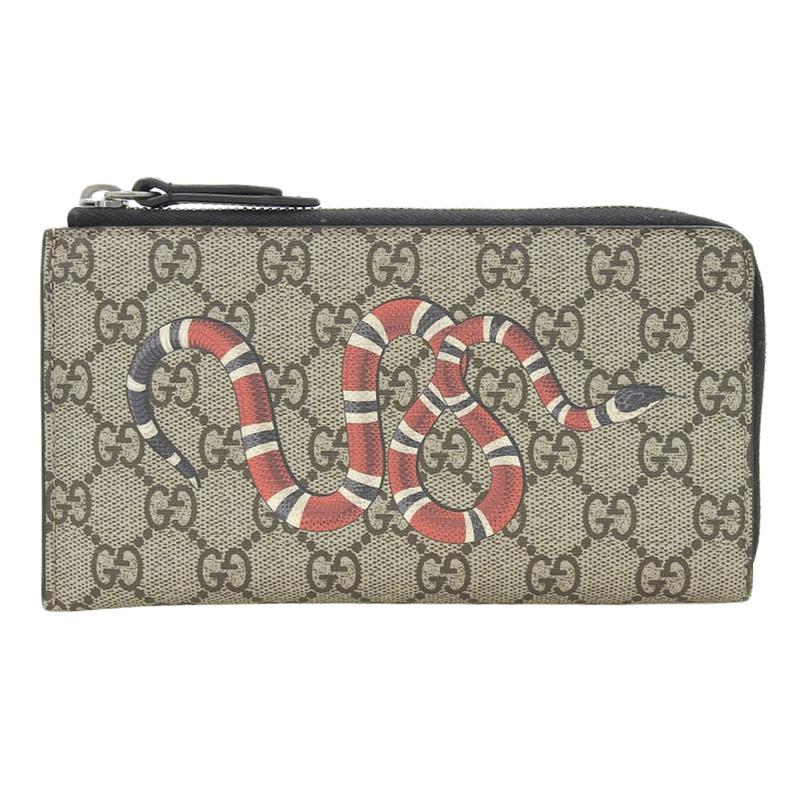 GUCCI（グッチ） ラウンドファスナー L字ファスナー スネーク 長財布