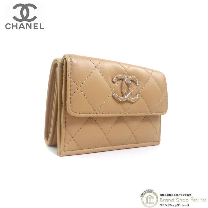 マトラッセ シャネル （CHANEL） ラムスキン スモール フラップ