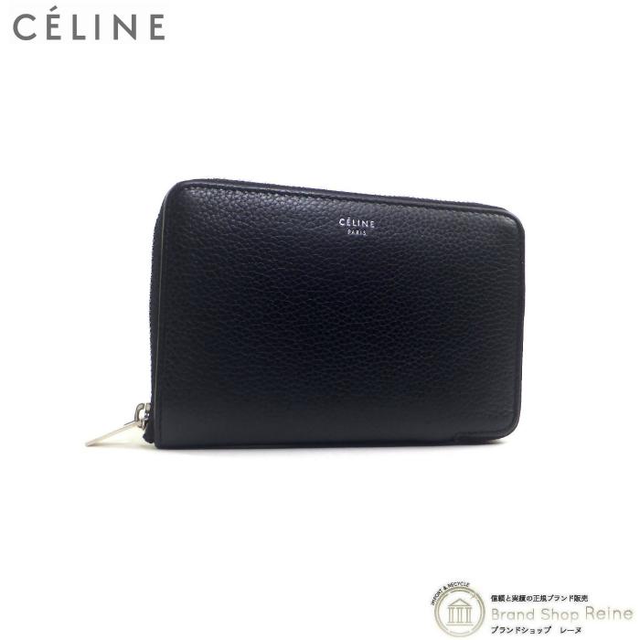 CELINE（セリーヌ） ミディアム ジップ ウォレット ラウンドファスナー