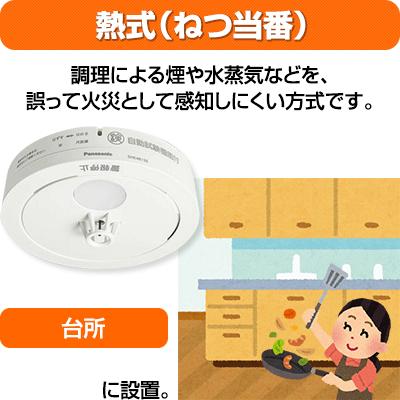 Panasonic（パナソニック） 火災警報器 ねつ当番 SHK48155K 2025年製