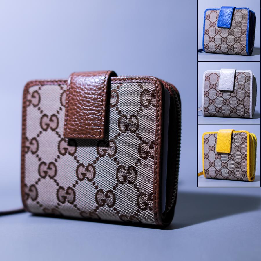 GUCCI（グッチ） 財布 二つ折り レディース アウトレット ミニ GG