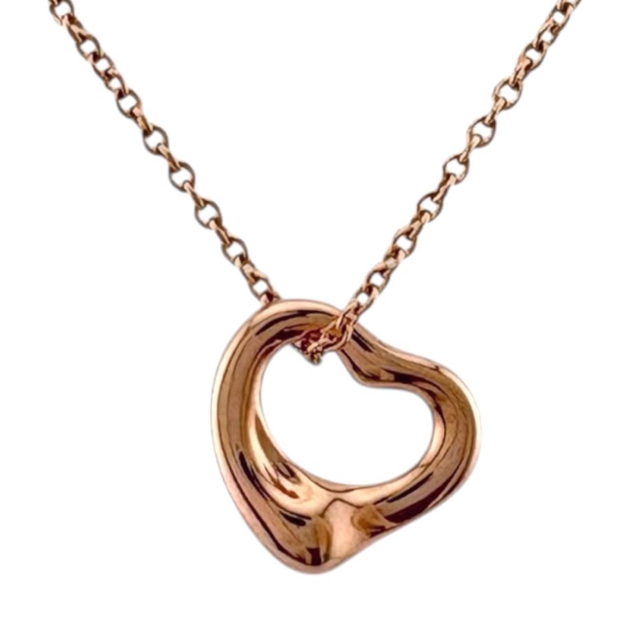 TIFFANY&Co.（ティファニー） オープンハート ネックレス 18金 K18