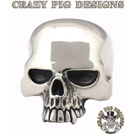CRAZY PIG（クレイジーピッグ） リング 指輪 ラージエビルスカルリング