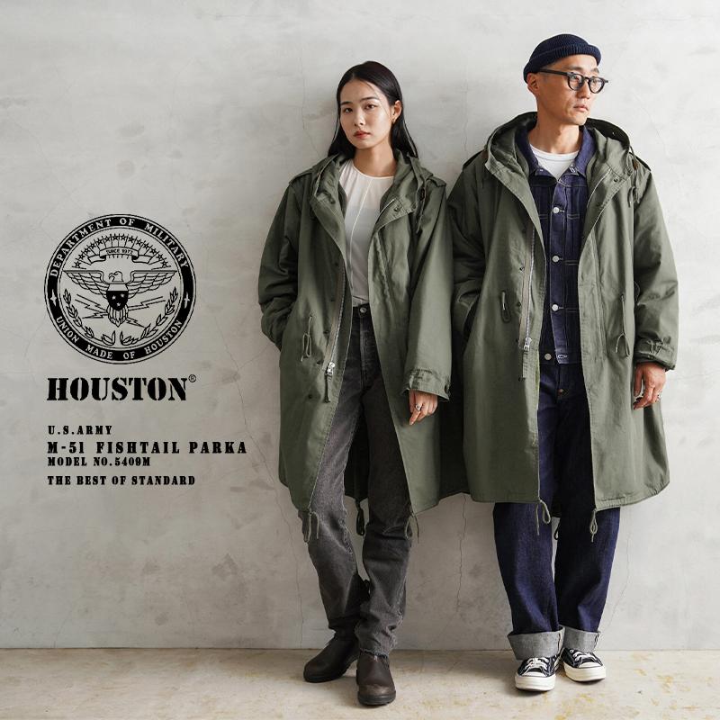 HOUSTON（ヒューストン） モッズコート メンズ M-51パーカ アウター