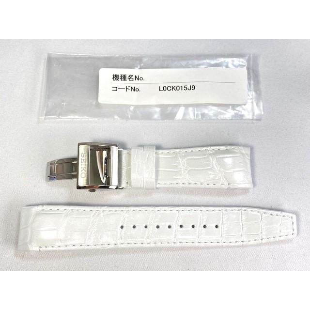 ASTRON L0CK015J9 SEIKO アストロン 22mm 純正革ベルト クロコダイル