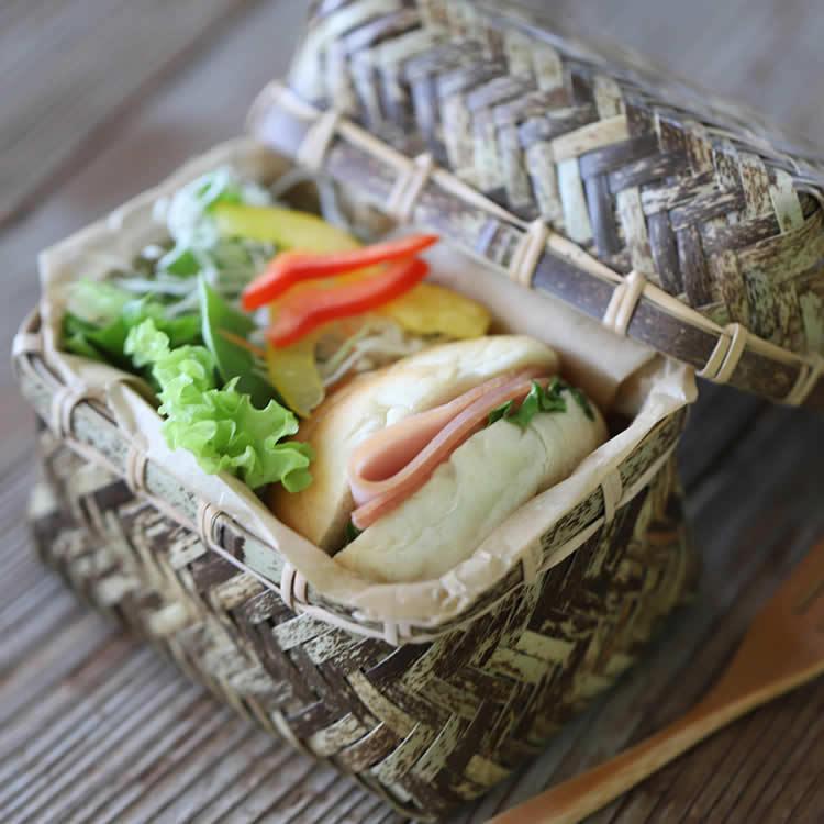 虎竹網代ミニ弁当箱 : 虎斑竹専門店 竹虎 - 通販 - Yahoo!ショッピング