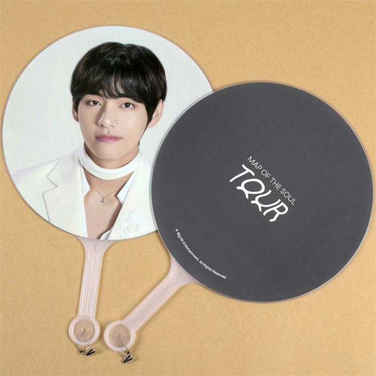 送料無料 BTSグッズ うちわ 団扇 防弾少年団 バンタン BTS 写真 応援