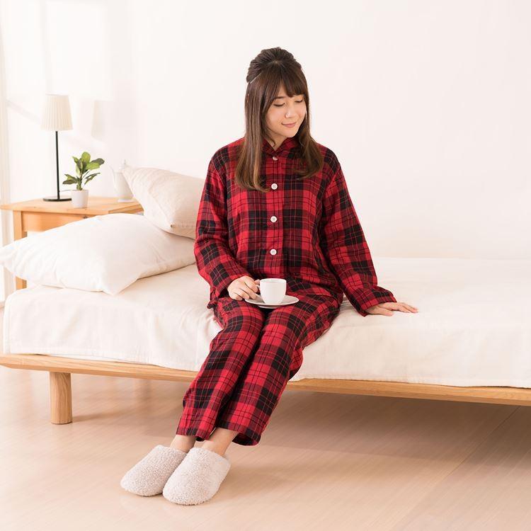 UCHINO SALE ガーゼパジャマ レディース 長袖 秋冬| マシュマロガーゼ
