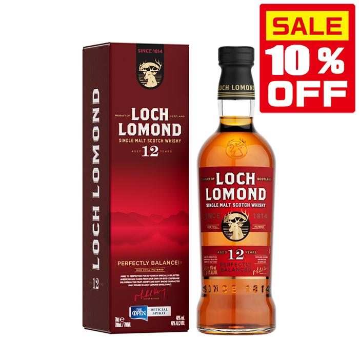 ウイスキー ロッホローモンド 12年 シングルモルト 700ml 箱付き お酒