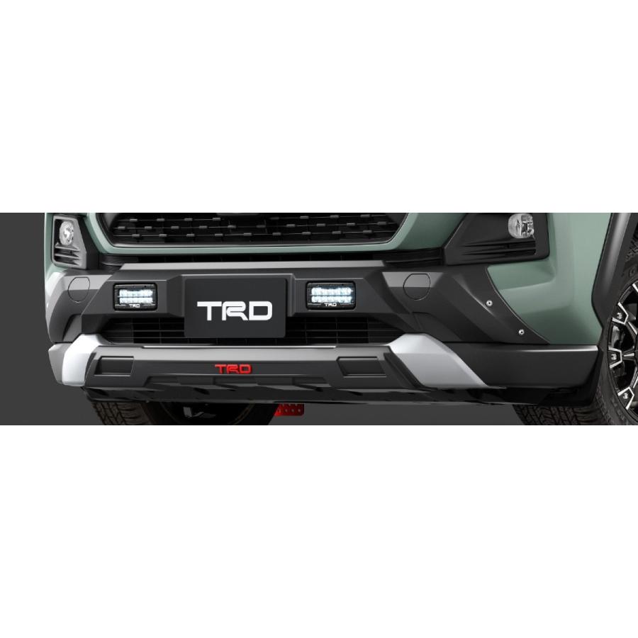 TRD 【TRD/ティーアールディー】 フロントバンパーガーニッシュ(LED付