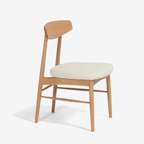 大塚家具 ダイニングチェア「ユノ3A」レッドオーク材ホワイトオーク色