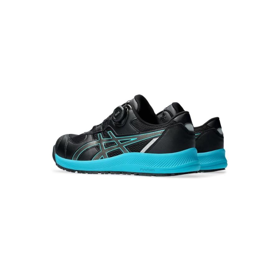 ウィンジョブ ASICS CP219 001 ブラック×ガンメタル BOA かっこいい
