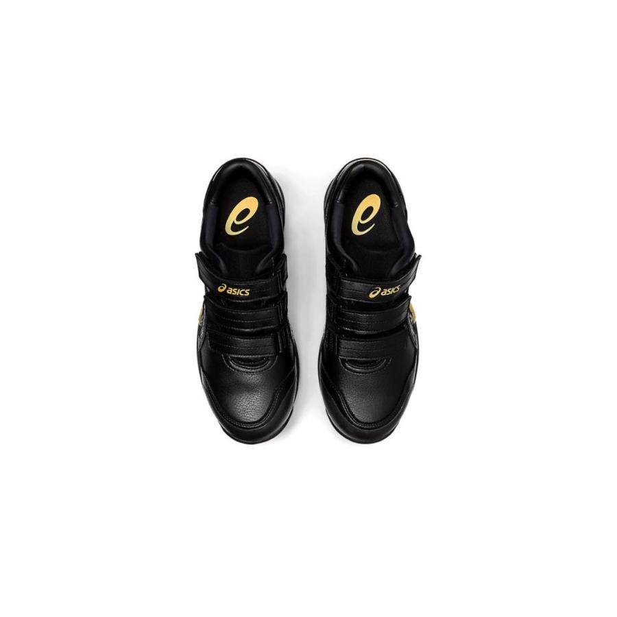 ウィンジョブ 廃盤品 在庫処分 ASICS CP305AC 001 ブラック×ブラック
