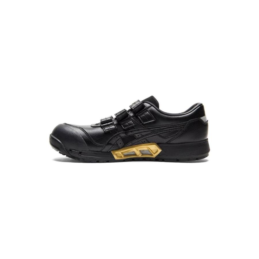 ウィンジョブ 廃盤品 在庫処分 ASICS CP305AC 001 ブラック×ブラック