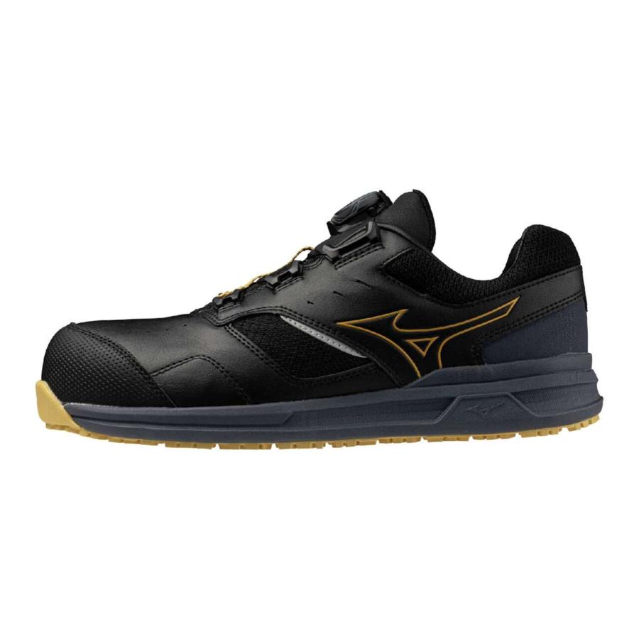 オールマイティ MIZUNO LSII51L WIDE F1GA241509 ブラック×ゴールド