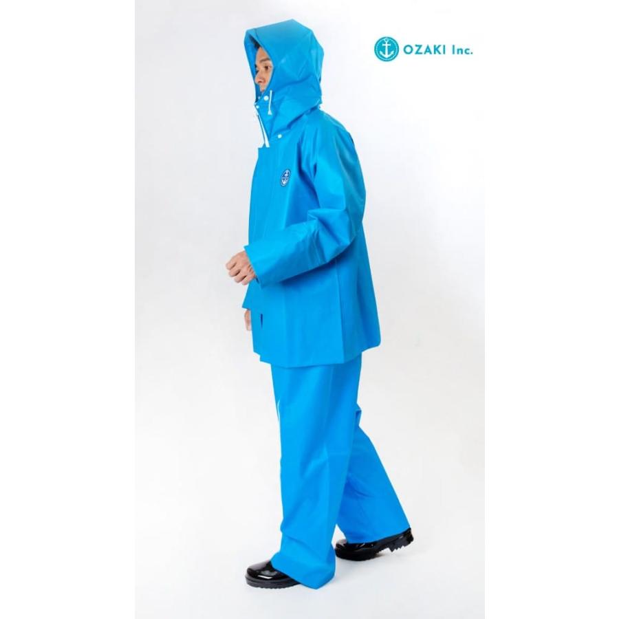 尾崎産業 マリンレリー パーカー 水産用雨合羽 M/L/LL 漁師 釣り 漁業