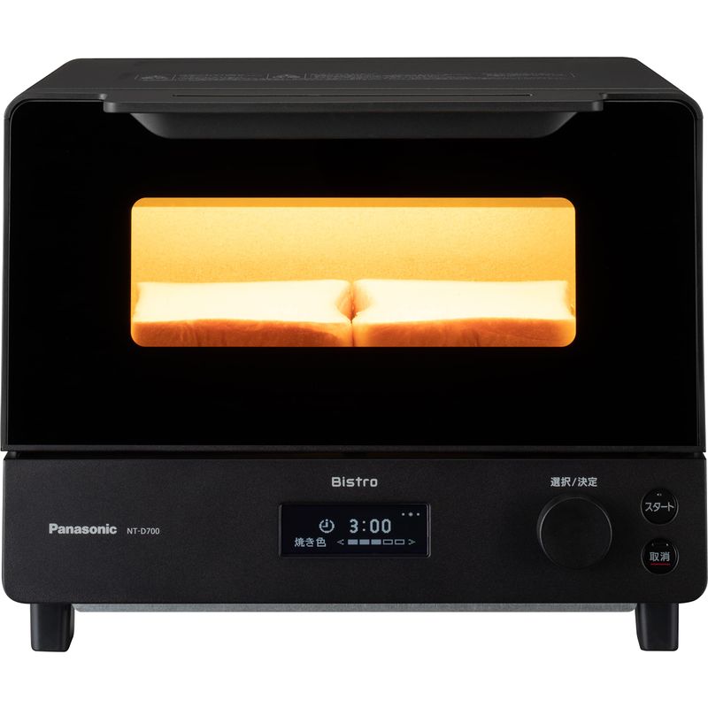 Panasonic オーブントースター ビストロ NT-D700-K （ブラック