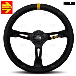MOMO（モモ） ステアリング MOD.08 330mm ブラックレザー ブラック